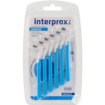 Brossettes interdentaires conical interprox plus bleu Crinex - lot de 6 brossettes