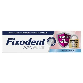 Crème adhésive Fixodent pro plus arôme frais - tube de 40g