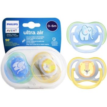 Sucette ultra air 0-6 mois Avent - lot de 2 sucettes