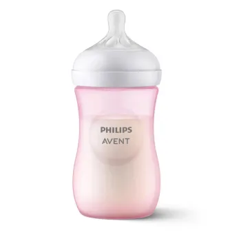 Avent Natural Response biberon rose Philips - biberon de 260ml