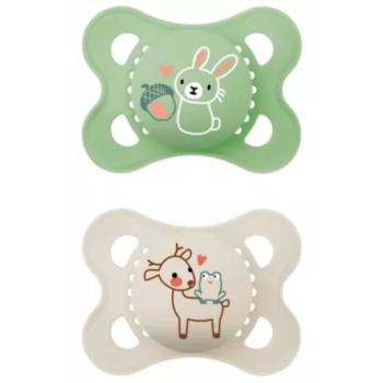 Sucette original silicone 2-6 mois Mam - boîte de 2 sucettes