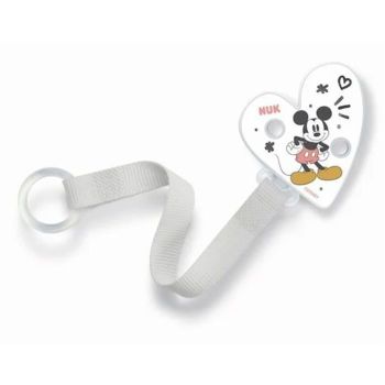 Attache-sucette Mickey NUK - un attache-sucette