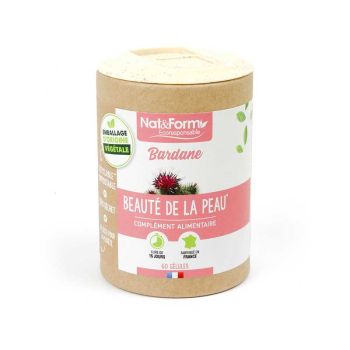 Bardane Ecoresponsable Nat&form - boite de 60 gélules
