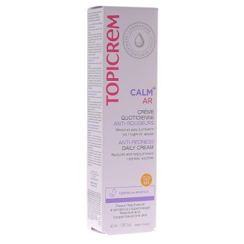 Calm+ AR Crème quotidienne anti-rougeurs Topicrem - tube de 40ml