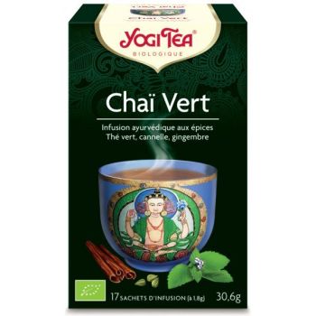 Chaï vert bio Yogi Tea - boite de 17 sachets