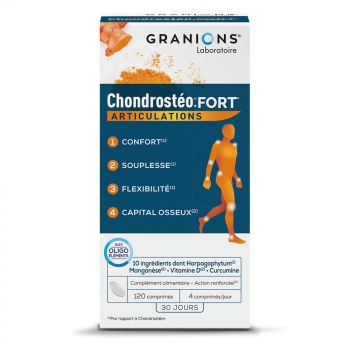 Chondrostéo Fort Articulations Laboratoire Granions - boîte de 120 comprimés
