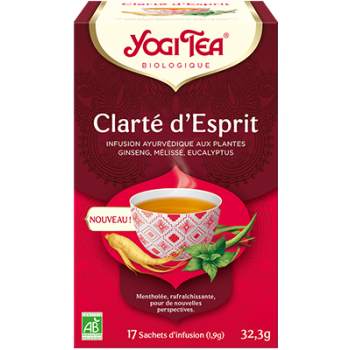Clarté d'esprit Yogi Tea - boite de 17 sachets
