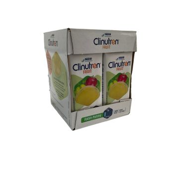 Clinutren fruit saveur raisin pomme Nestlé - 4 briques de 200 ml