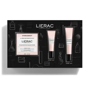 Coffret Hydragenist crème réhydratante éclat Lierac - coffret de 3 produits
