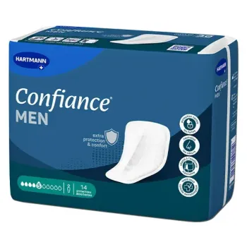 Confiance Men Protections Anatomiques 5 gouttes Hartmann - sachet de 14 protections absorbantes