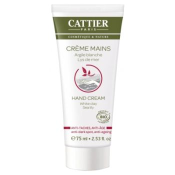 Crème mains anti-tâches anti-âge BIO Cattier - tube de 75 ml