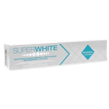 Dentifrice blanchissant & anti-plaque Original au fluor Superwhite - tube de 75ml