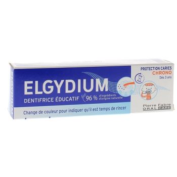 Dentifrice éducatif chrono enfants Elgydium - tube de 50ml