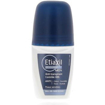 Déodorant homme anti-transpirant 48h Etiaxil - roll-on de 50 ml