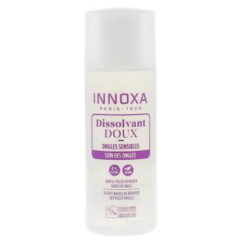 Dissolvant doux ongles sensibles Innoxa - flacon de 100 ml