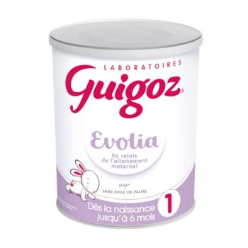 Evolia Lait 1er âge jusqu'à 6 mois Guigoz - pot de 800 g