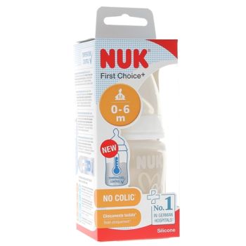 First Choice+ Biberon Temperature Control 0-6 mois NUK - biberon de 150 ml