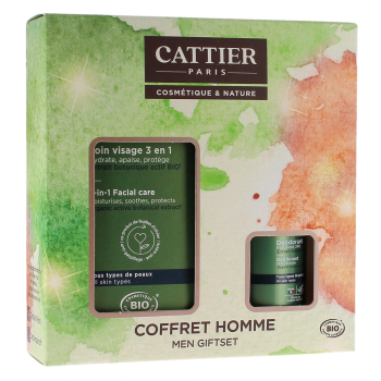 Coffret homme Cattier - coffret de 2 produits
