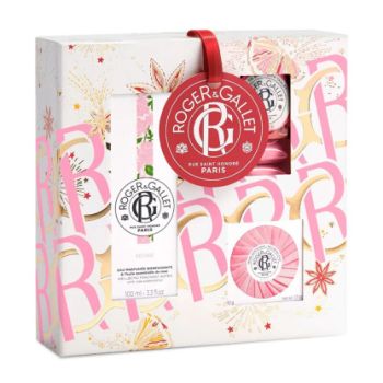 Rose Coffret rituel parfumé Roger & Gallet - coffret de 3 produits