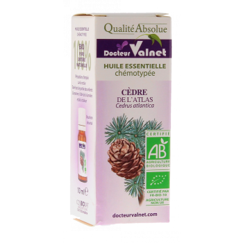 Huile essentielle Cèdre de l'atlas Bio Dr Valnet - 10 ml