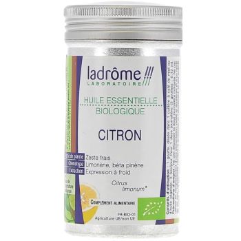 Huile essentielle citron Bio Ladrôme - Flacon de 10 ml
