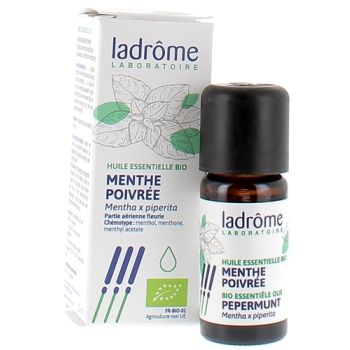 Huile essentielle de menthe poivrée Bio Ladrôme - flacon de 10 ml