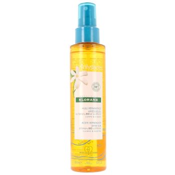 Huile réparatrice après-soleil corps et visage Klorane - spray de 150 ml