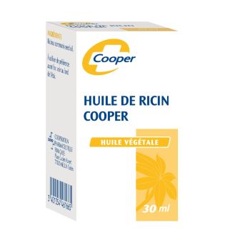 Huile végétale de ricin Cooper - flacon de 30 ml