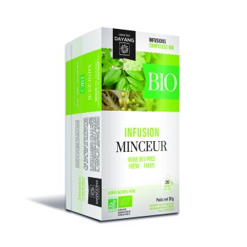 Infusion BIO minceur arôme mûre Dayang - boîte de 20 sachets