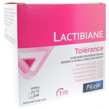 Lactibiane Tolérence Pileje - boite de 30 sachets de 2,5 g