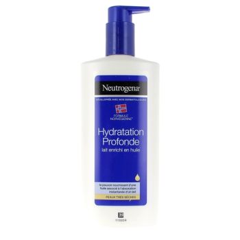Lait corps hydratation profonde Neutrogena - flacon-pompe de 400ml