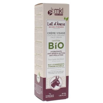 Crème visage au lait d'Anêsse Bio MKL Green Nature - tube de 40ml