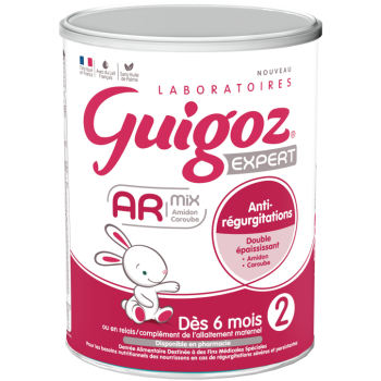 Lait expert AR 2ème âge dès 6 mois anti-régurgitations Guigoz - pot de 780g