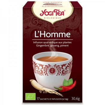 L'homme BIO Yogi Tea - boite de 17 sachets