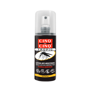 Lotion anti-moustiques tropic Cinq sur cinq - spray de 75 ml