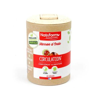 Marron d'Inde Ecoresponsable Nat&Form - boite de 60 gélules