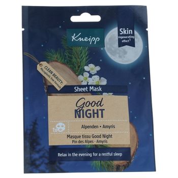 Masque visage Good Night Pin et amyris Kneipp - un masque