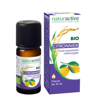 Huile essentielle de citronnier BIO Naturactive - flacon de 10 ml