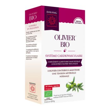 Olivier bio système cardiovasculaire Dayang - boîte de 30 gélules végétales