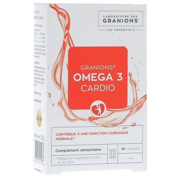 Omega 3 cardio Granions - boîte de 30 capsules