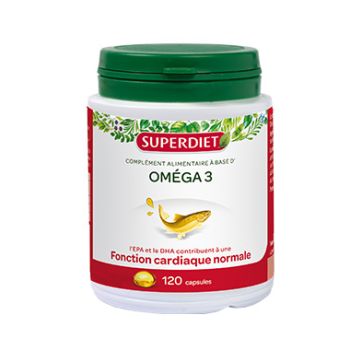 Oméga 3 (saumon) Super Diet - 120 capsules