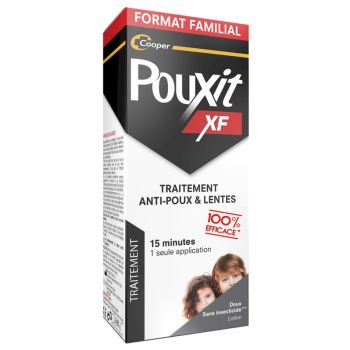 Lotion anti-poux et lentes XF Pouxit - flacon de 200 ml