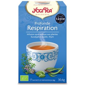 Profonde respiration BIO Yogi Tea - boite de 17 sachets 