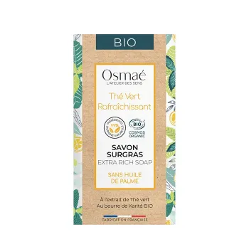Savon surgras Thé Vert Rafraîchissant Osmaé - savon de 150g