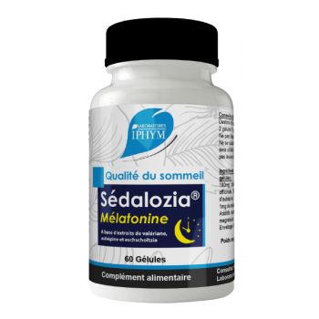 Sédalozia Mélatonine Iphym - pot de 60 gélules