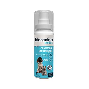 Shampoing sans rinçage chien et chat Biocanina - spray de 100ml