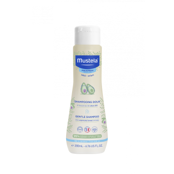 Shampooing doux cheveux délicats Mustela - flacon de 200 ml