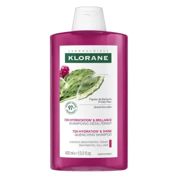 Shampooing hydratation et brillance Figuier de Barbarie Klorane - flacon de 400ml