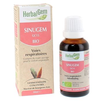Sinugem voies respiratoires bio Herbalgem - flacon de 30 ml