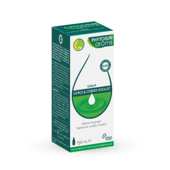 Sirop gorge et cordes vocales Phytosun arôms - flacon de 150 ml